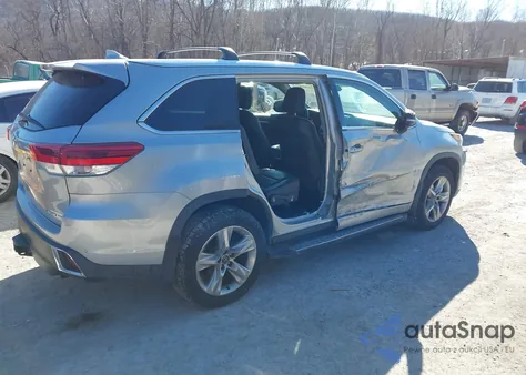 2017 Toyota Highlander Limited z USA, uszkodzony, nr VIN 5TDDZRFH3HS366004